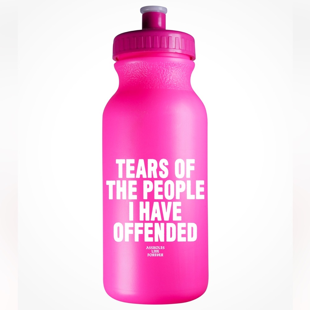 Linda Finegold ALF pink water bottle